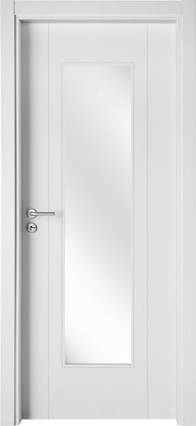 LA03V1 White / Glass Door